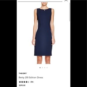 Theory Betty 2B Edition Dress | Deep Navy